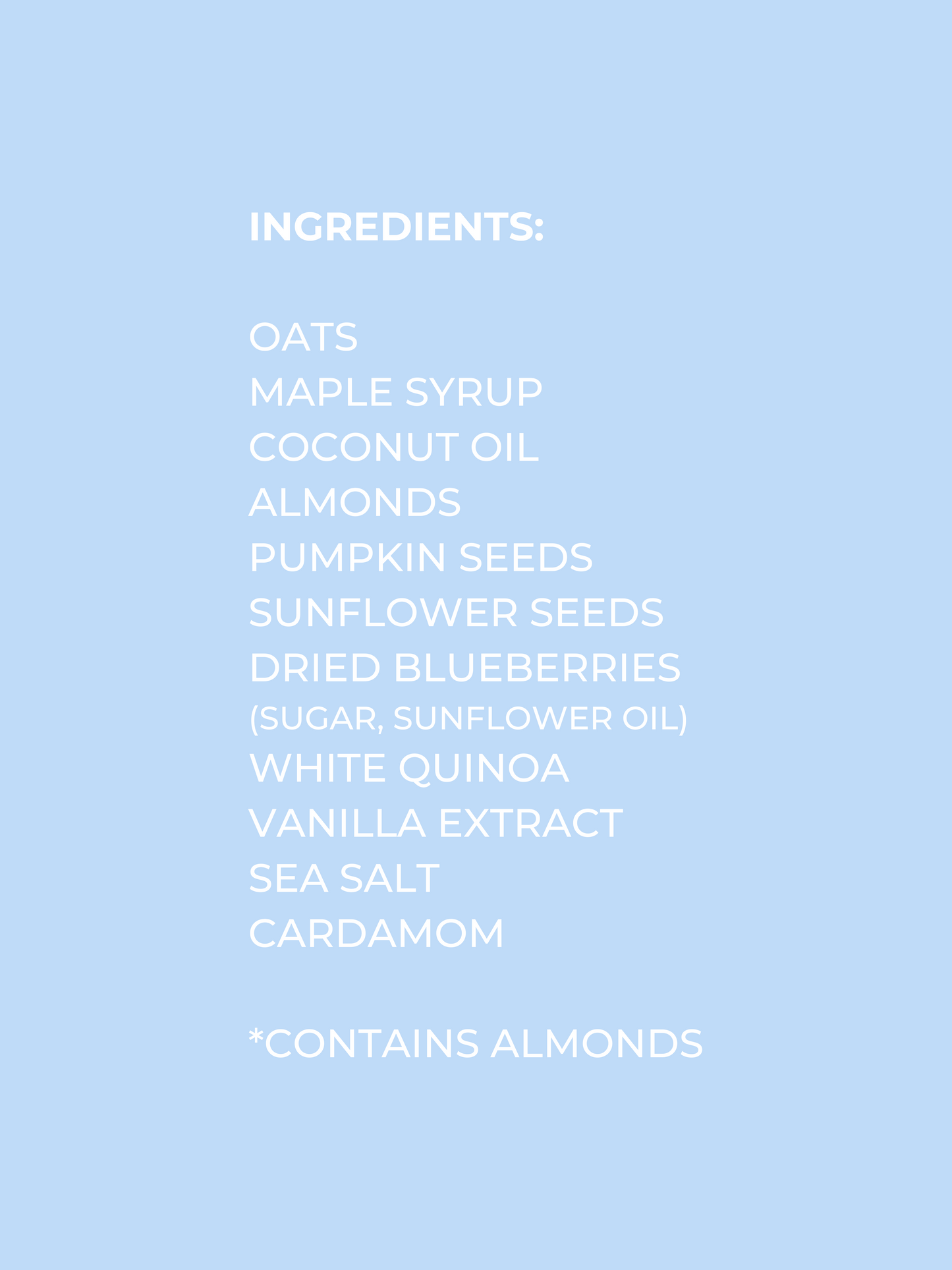 BLUEBERRY ALMOND